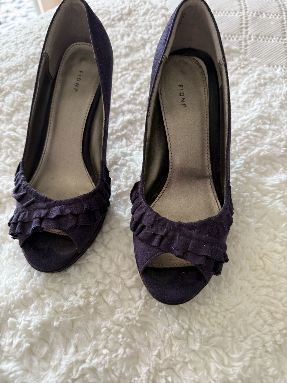 FIONI Purple suede shoe